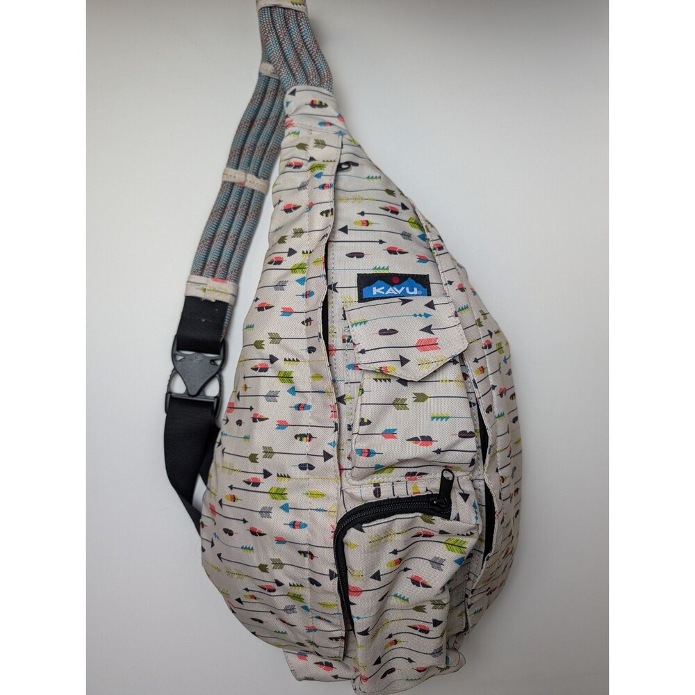 KAVU Original Rope Sling Bag Crossbody Backpack Arrow Dynamic Southwestern